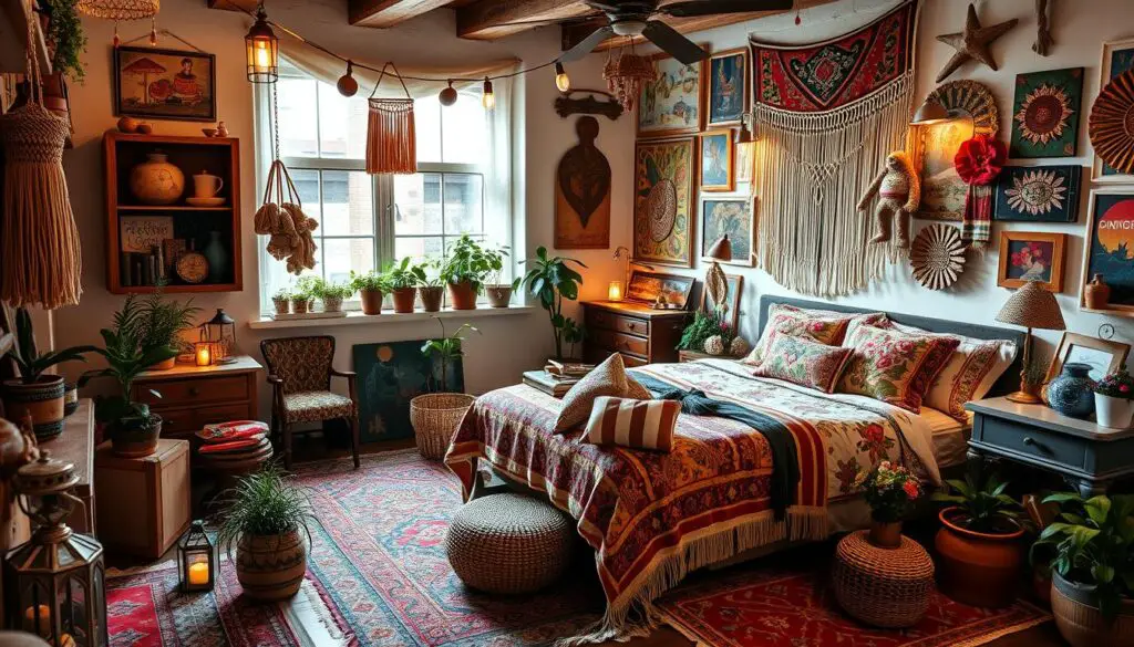 Eclectic And Bohemian Bedroom